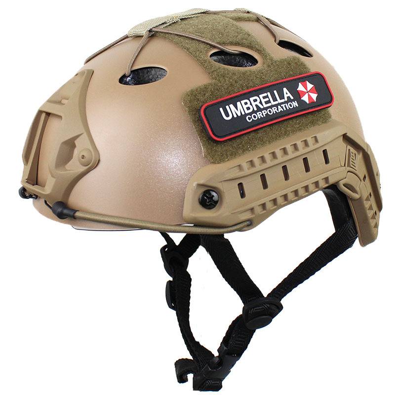 Amazon Fast helmet PJ version elliptical hole simple cycling CS guide rail tactical helmet tactical helmet