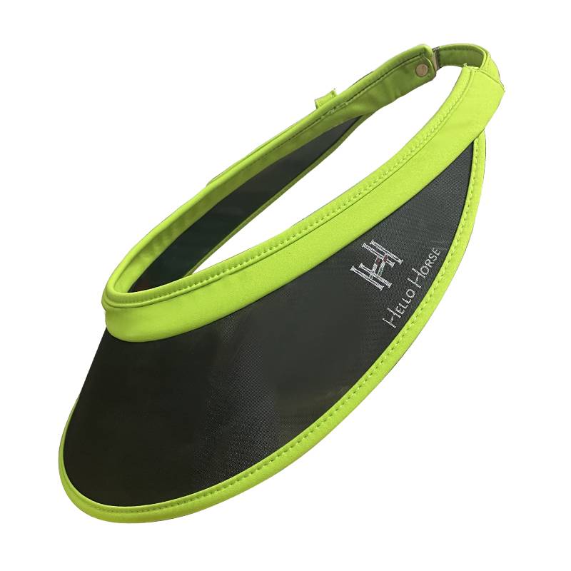 Hello Horse Equestrian helmet UV summer covers face blocked sun hat.