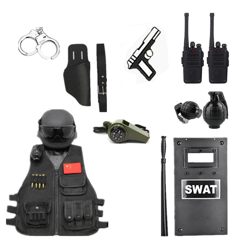 Children's Tactical Vests CS Outdoor Vetes Live Eating Chicken Three -Level Armos Buns Jedi Survival Set Boys Toys