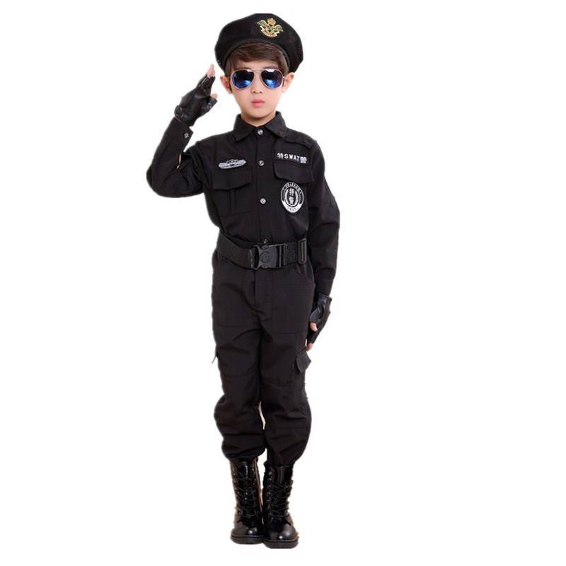 Children's Special Police Performance Services Kindergarten Boys Special Police Little Police Toy Army Uniform Special Forces Equipment