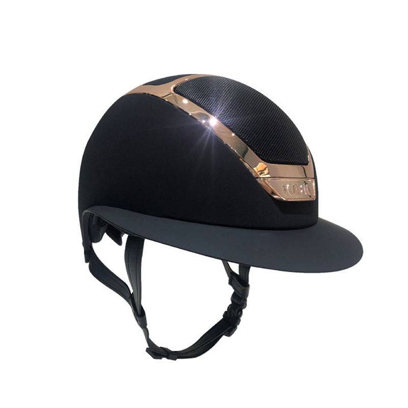 Italian kask equestrian helmet rose golden hat, brim competition helmet helmet big hat big brim riding helmet