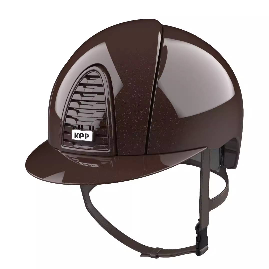 Italian KEP Equestrian helmet male and female disabilities riding helmets safe and breathable 2.0 upgrade bright black brown
