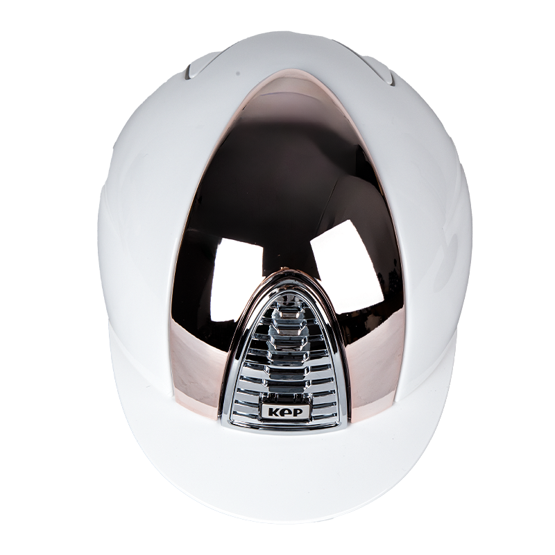Italian KEP second -generation equestrian helmet white golden box Cromo2.0 knight helmet 8101309