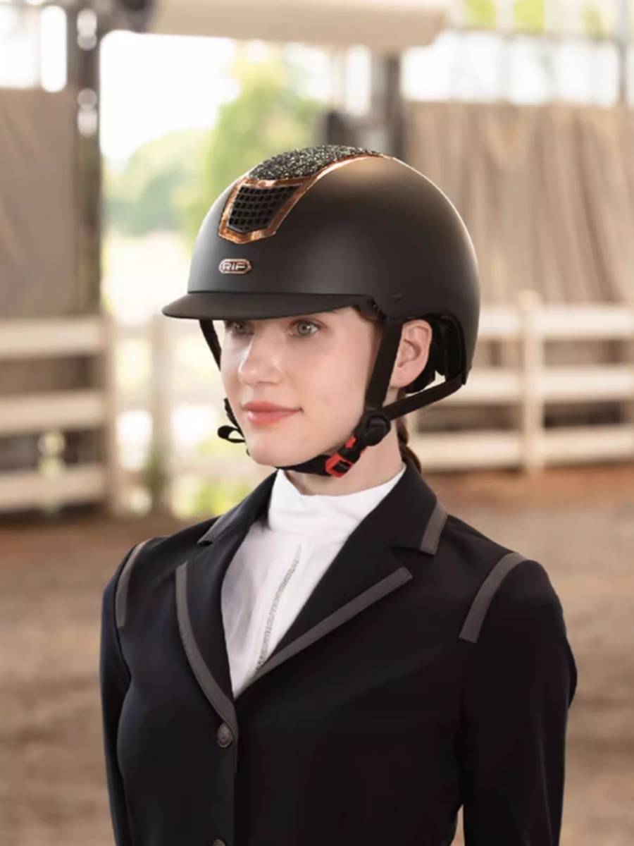 RIF Fashion Equestrian Harmonies Harlus Harmonies Riding helmet Rites Big Care helmet EU security certification