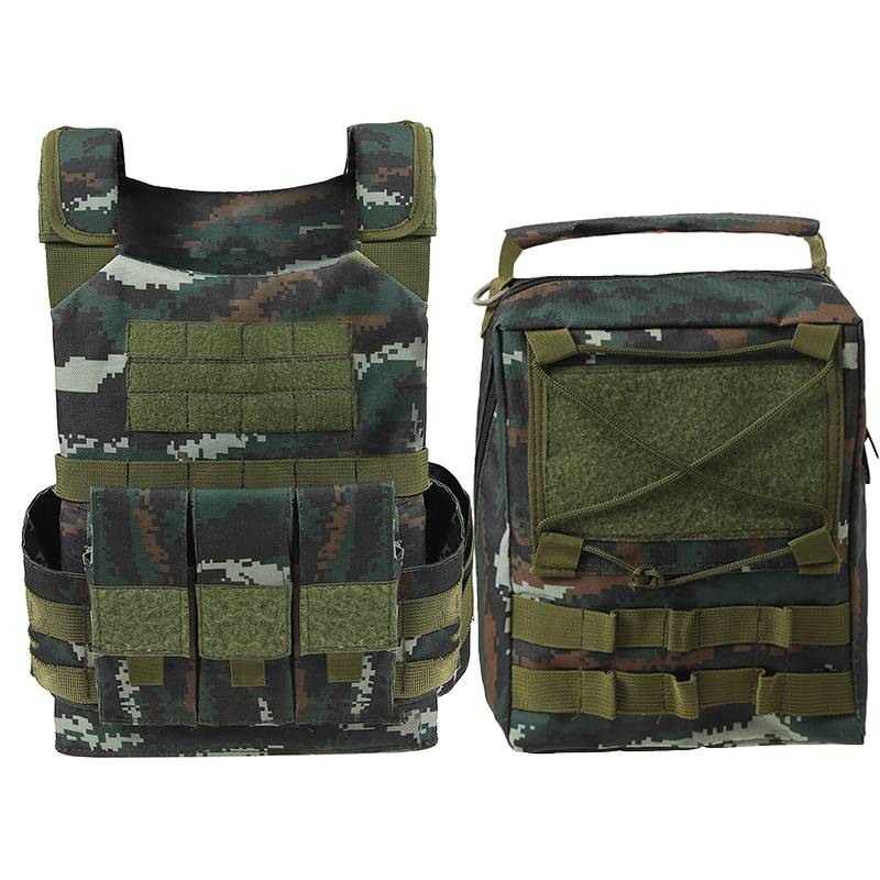 Children's tactical vest three -level armored helmet combat CS battle -terrorism vest outdoor protection equipment