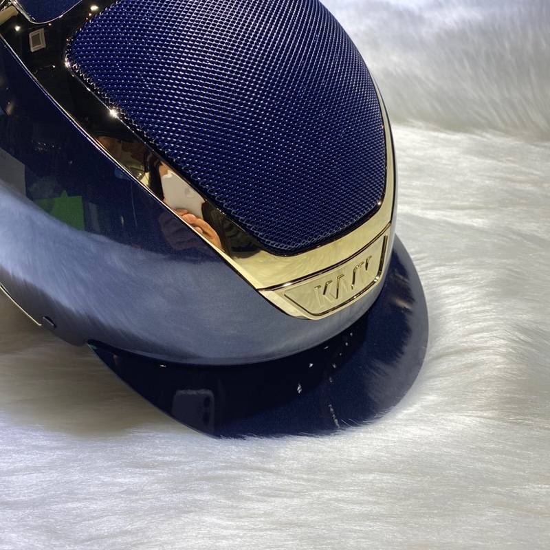 Kask helmet all -bright blue Phnom Penh kask equestrian helmet