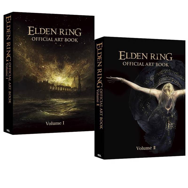 ELDEN RING Alden Fayuan official art settings set 1+2 original old man ring setting set includes the opening of the game OP character armor art settings