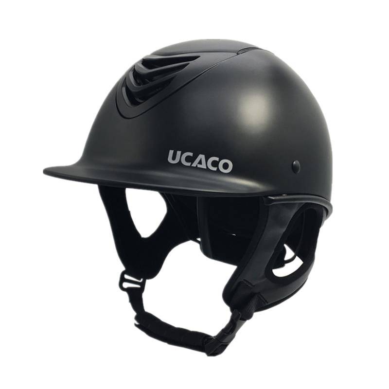 Horsecraft gearing helmets, male and female safety helmets, black sizes to regulate knight hat mail