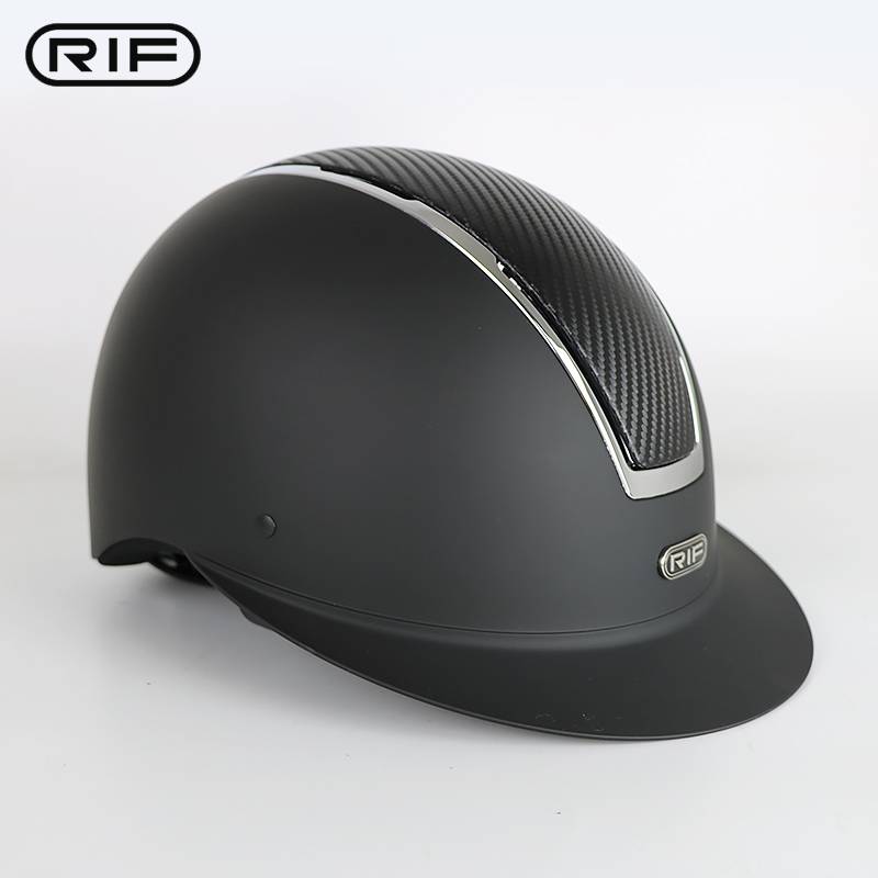 RIF Equestrian helmet fashion riding helmet simple equestrian obstacle helmet big hat big brim helmet EU security certification