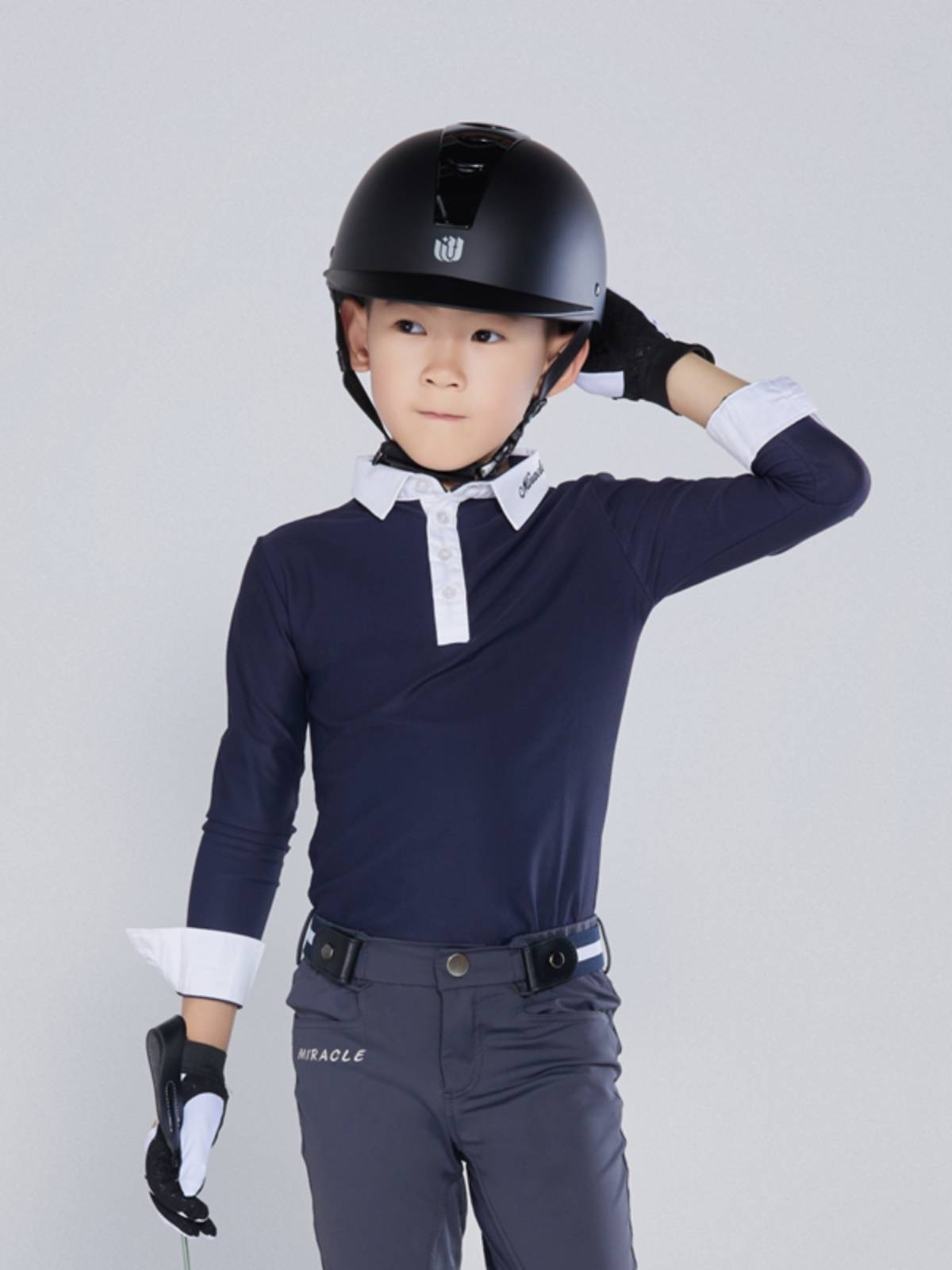 Children's summer breathable equestrian helmet professional horse riding equipment boys protection horse helmet girl adjustable helmet