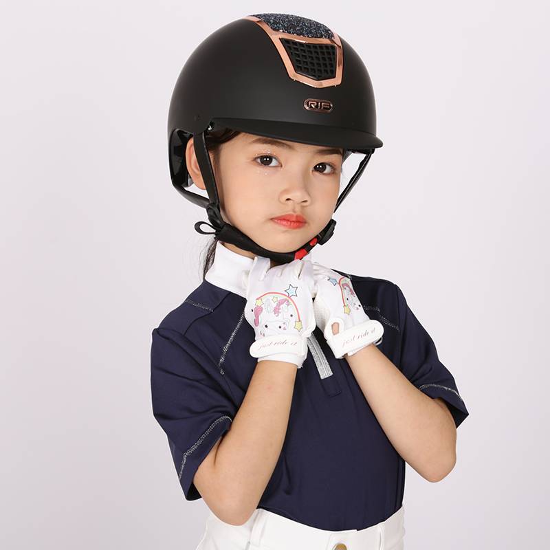 RIF Equestrian helmet Youth riding helmet fashion equestrian barrier helmet big hat big brim EU security certification