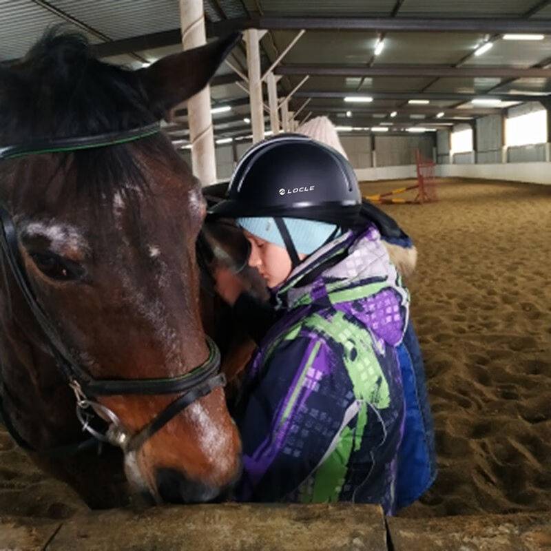Locle adult children's equestrian helmet can regulate boys, girls, Cavaliers helmet riding ratio