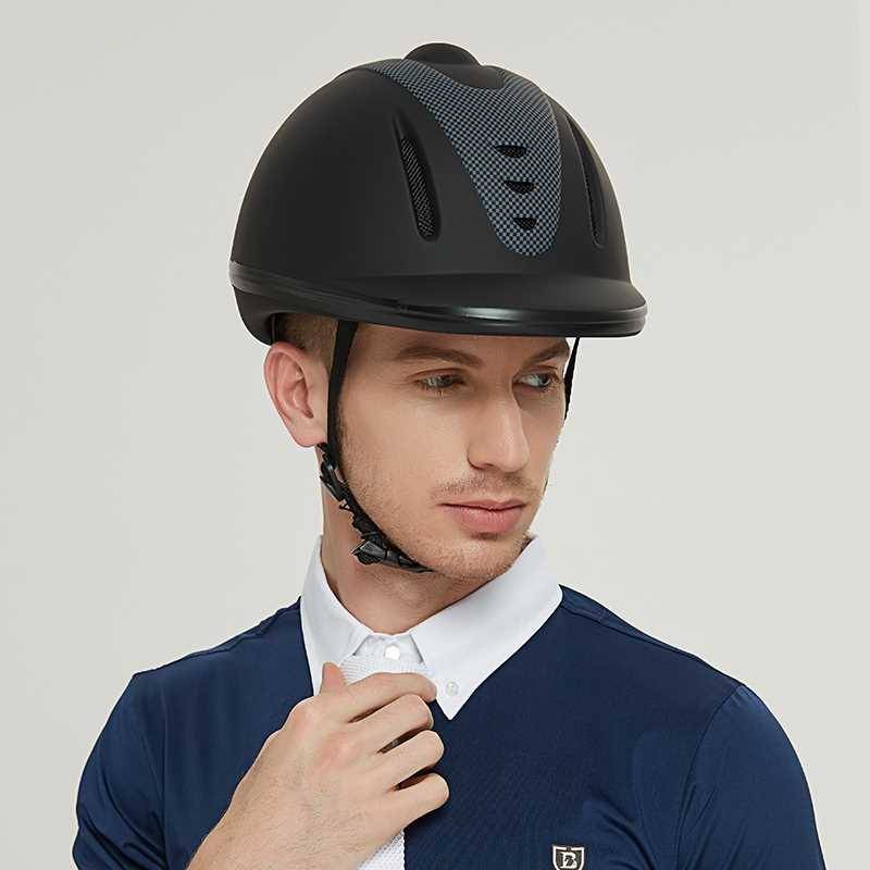 Genuine eight -foot dragon equestrian helmet men's and women's equestrian hat spring and summer knight riding equipment breathable sweat absorption horses