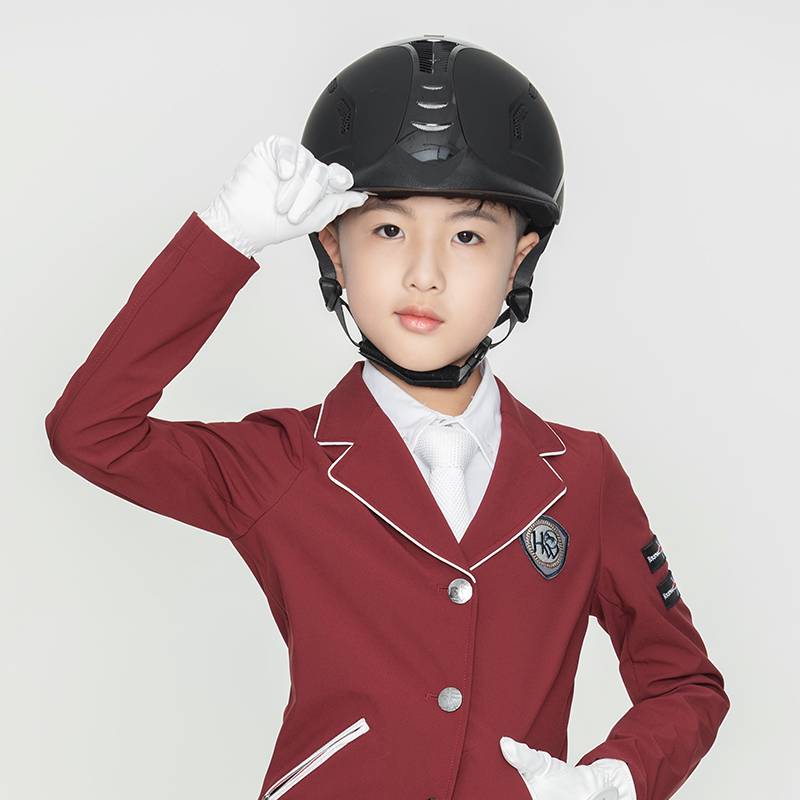 Eight -foot dragon equestrian helmet Children's safe breathable equivalent equivalent contest helmet helmet children riding helmet