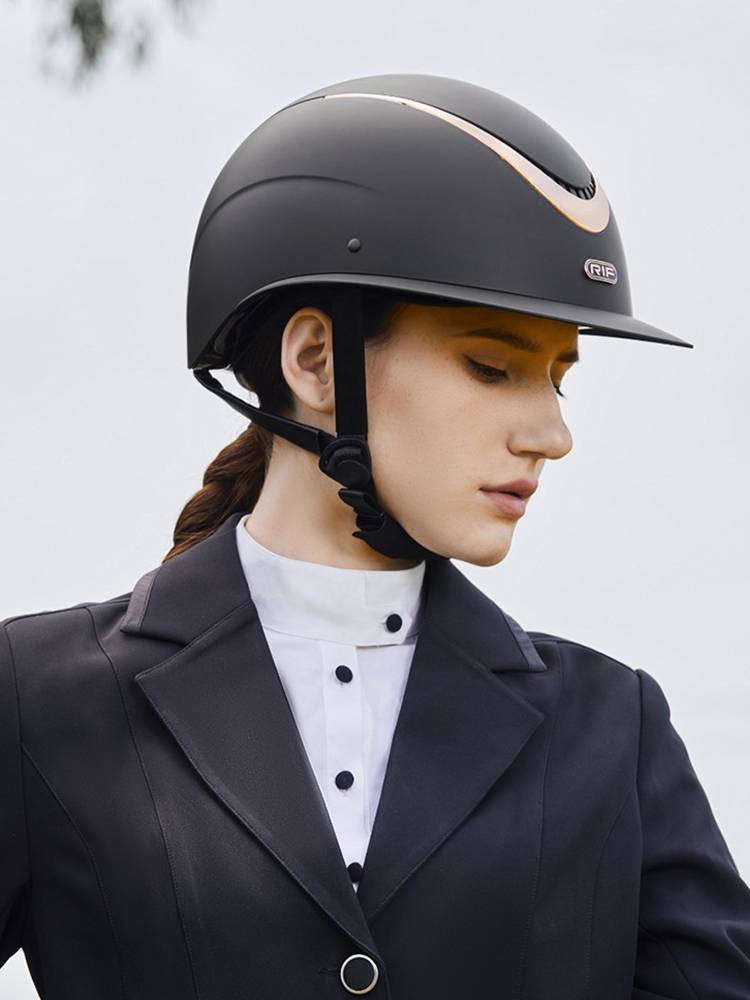 RIF horses helmet sports cycling helmet helmet children's equestrian equipment female equestrian clothing riding and breathable simplicity