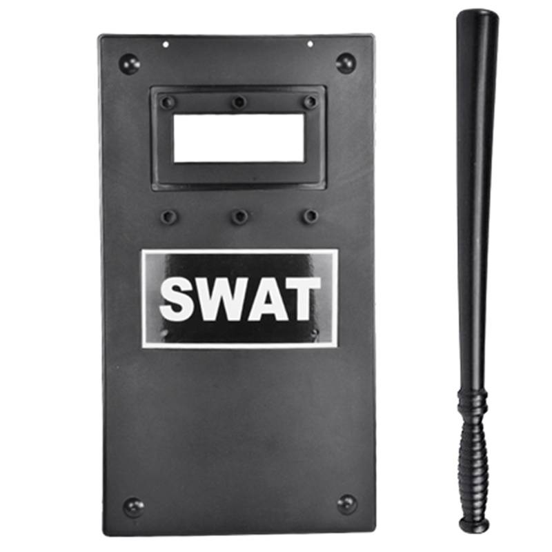 Children's Police Shield Toys Eat Chicken Skills Sound Blood Tactical Helmet Kindergarten Performance Stage Proper