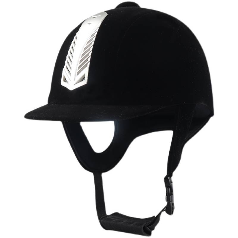 Horsecraft training competitions equipped with horse protection helmet velvet to protect men and women from air and horse helmets