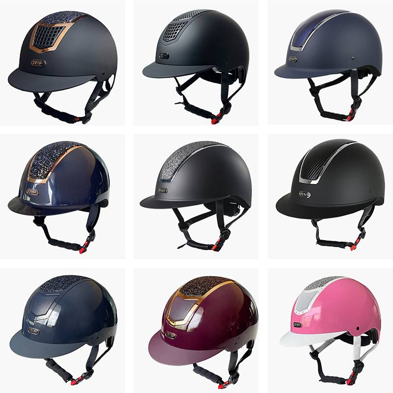 RIF Children's Equestrian Helmet Adult Equestnic Dorrower Helmet Harlin Horse Riding Equipment CE certification adjustable