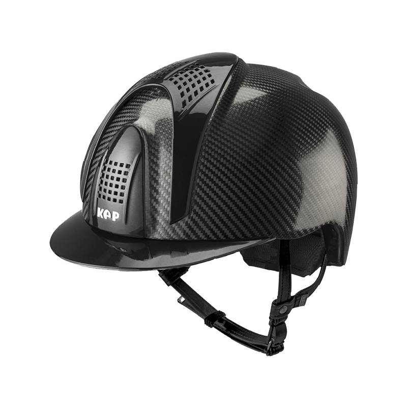 KEP Equestrian helmet Italy imported silver -gray carbon fiber Knight helmet riding helmet 440