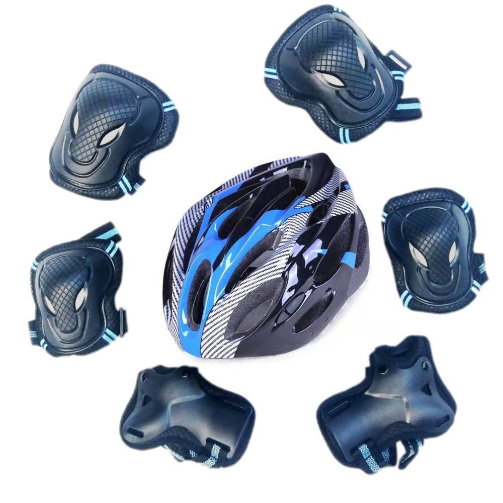 Adult youth youth roller sliding ride skateboard limit water sports combination protective gear suits knee helmet elbow and elbow