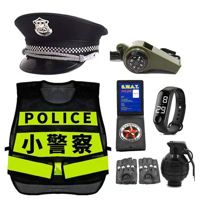 June 1 Gift Children's Tactical Vest Special Forces helmet Third -level armor -eating chicken equipment small special police set vest