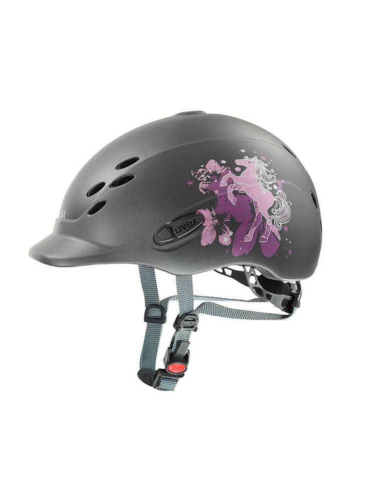 German UVEX Equestrian helmet Children's helmet air -to -equivor helmet safe anti -slip EU certification professional cycling helmet