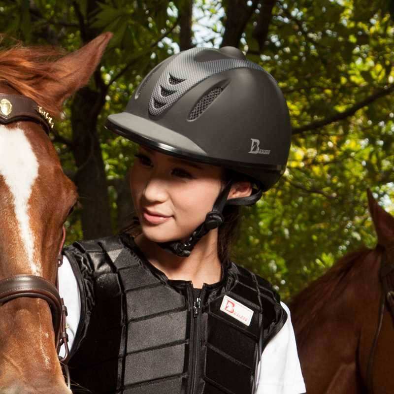 HIGH-QUALITY SAFE HORSE HELMETS RIDING CHILDREN'S ADULT HORSE HELMETS ON EIGHT-FOOT DRAGON HORSE SET BCL 211