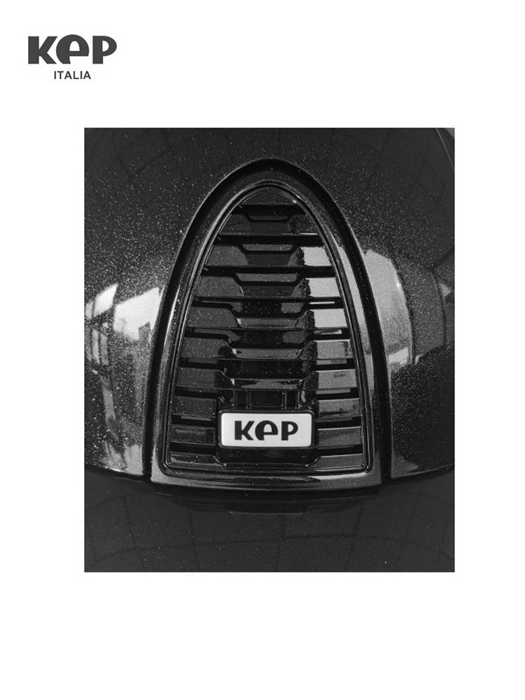 KEP Equestrian helmet Italy imported diamond black Cromo Diamond Cavaliers helmet riding helmet