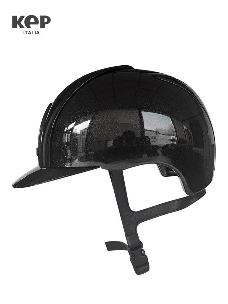 KEP Equestrian helmet Italy imported diamond black Cromo Diamond Cavaliers helmet riding helmet