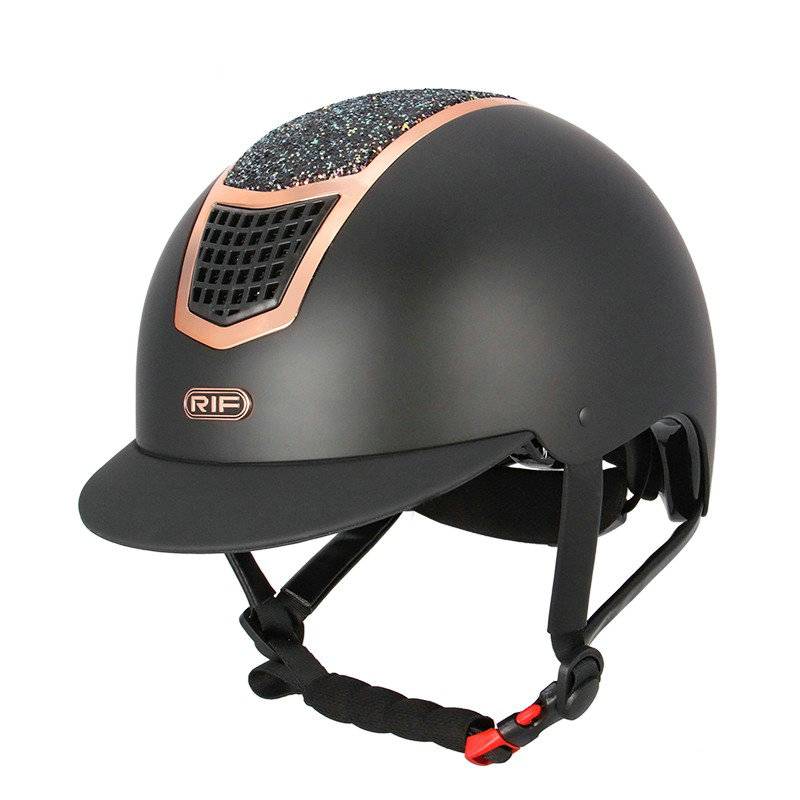 RIF Equestrian helmet male girls and girls riding helmets fashion equestrian obstacle helmet big hat EU certification u.