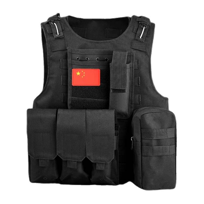 Adult tactical vest amphibious multi -function vest anti -tingeing third -level combat clothes camouflage real people CS equipment