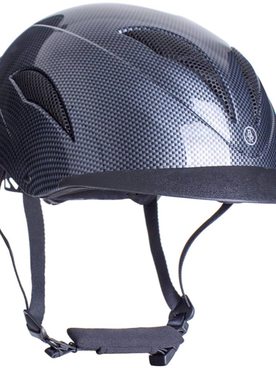 BR carbon fiber texture equestrian helmet can adjust the horse riding helmet Rocky horse horses 8101226