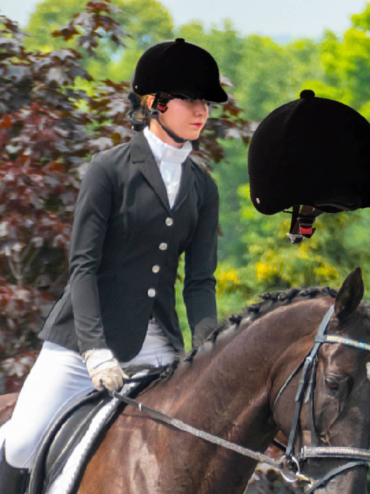 Horse helmets with children's horse helmets