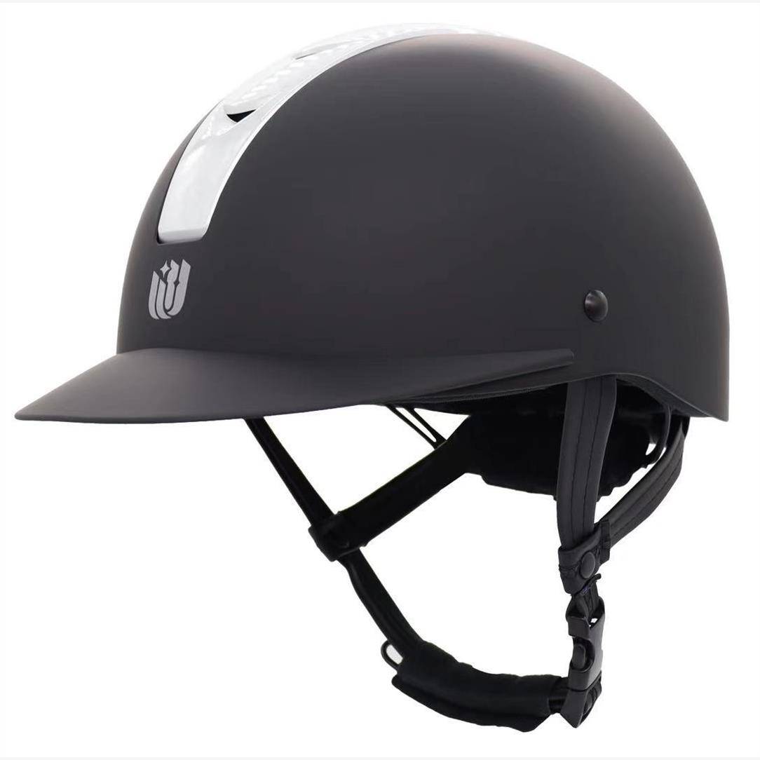 Children's equestrian horse riding helmet training helmet ultra -light breathable can be adjusted, large and small horse riding caps to protect the helmet