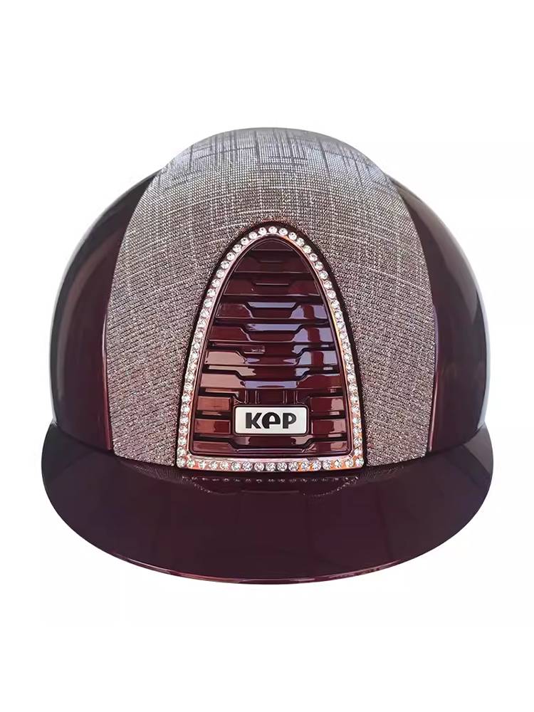 Italy imported KEP Equestrian horse riding helmet Red Cromo2.0 Metal Knight Safety Helmet