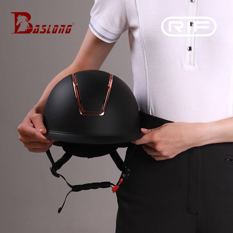 RIF equestrian helmet riding helmet, fashion minimalist equilibrium barrier helmet EU security certification