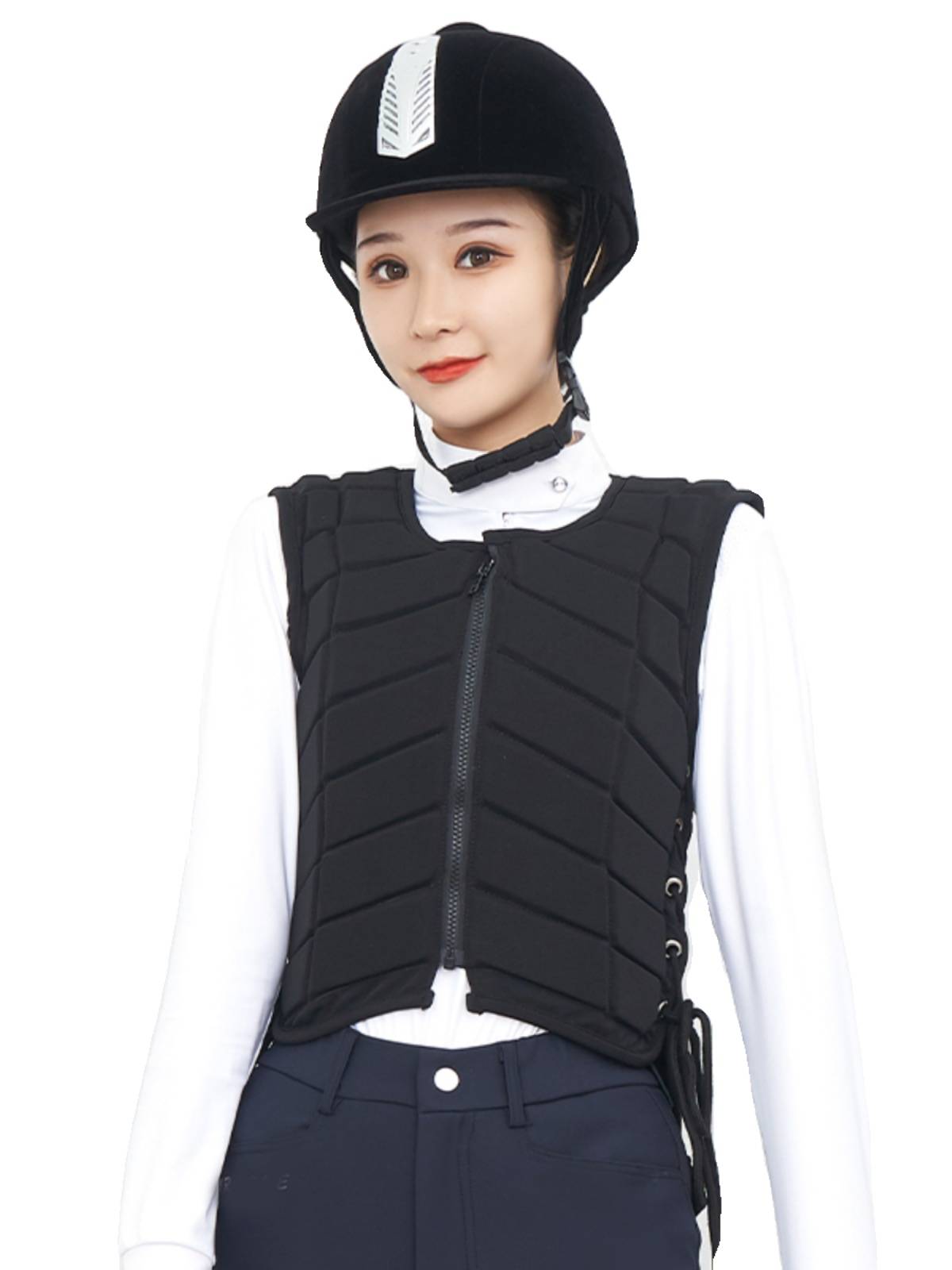 Knight's helmet for horse helmets and horse hats and velvet for children on horse hats