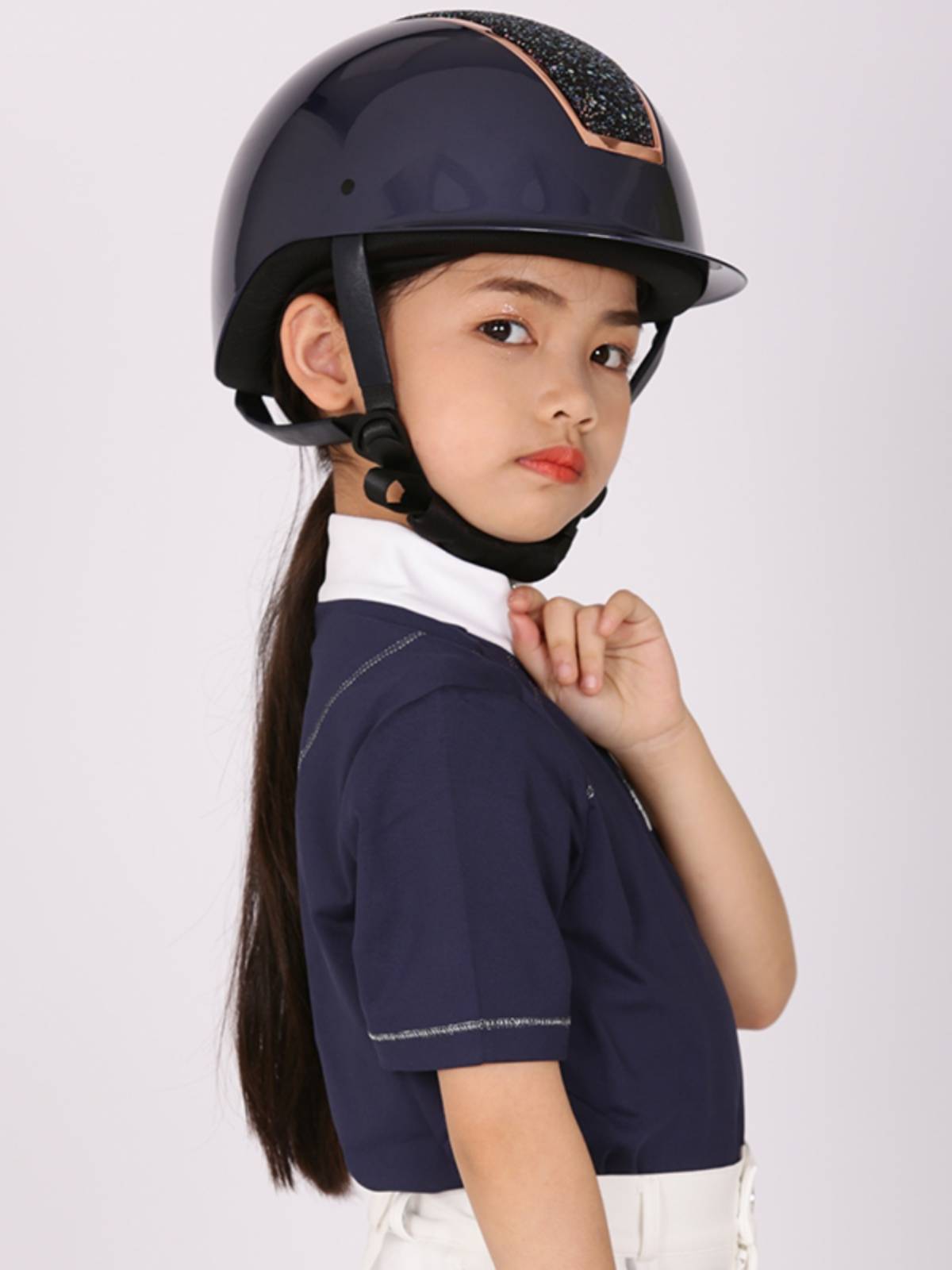 RIF Children's Equestrian helmet fashion equestrian obstacles helmet helmet men and women riding helmet helmets big brim EU certification