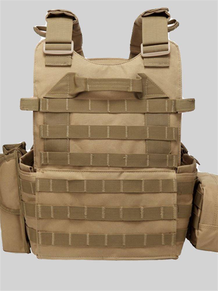 Children's tactical vest special forces helmets outdoor CS third -level camouflage vest set Equipped chicken helmet