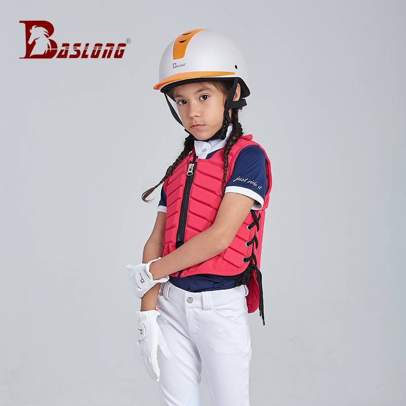 Preferably children's equestrian equipment set Children's horse riding equipment equestrian helmet protective armor -legged gloves and pants and horse boots