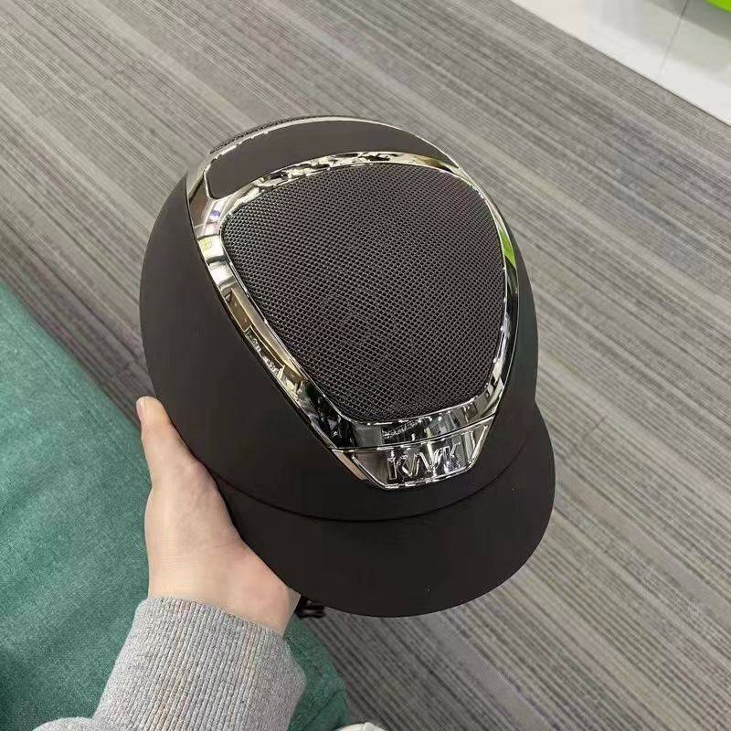 Italian horsepower helmet obstacle helmet riding safe and breathable original imported male and female children's bright noodles