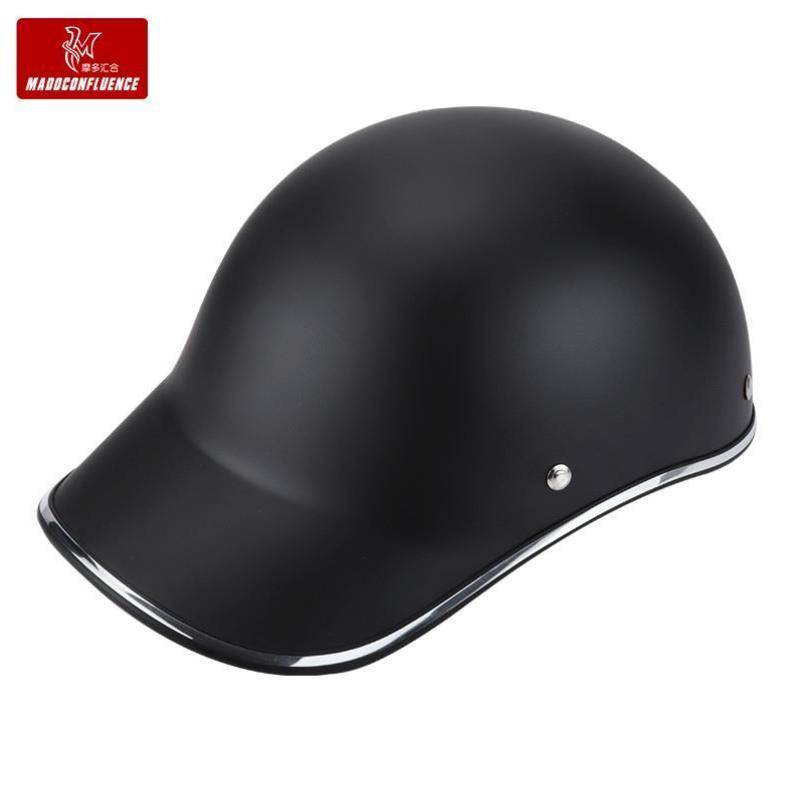 Half helmet portable equestrian helmet riding protective large head enclosure four seasons shade personality cruise car scooping helmet baseball caps American style