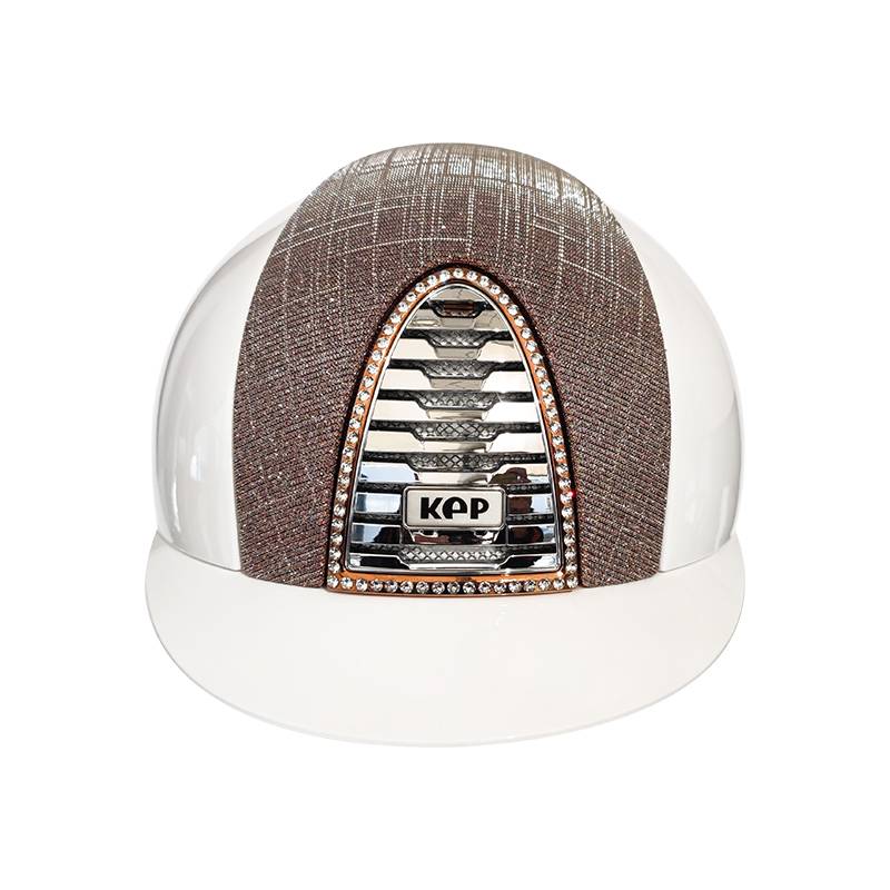 KEP Equestrian helmet Italian imported bright white glitter CROMO 2.0 Knight helmet riding helmet 433