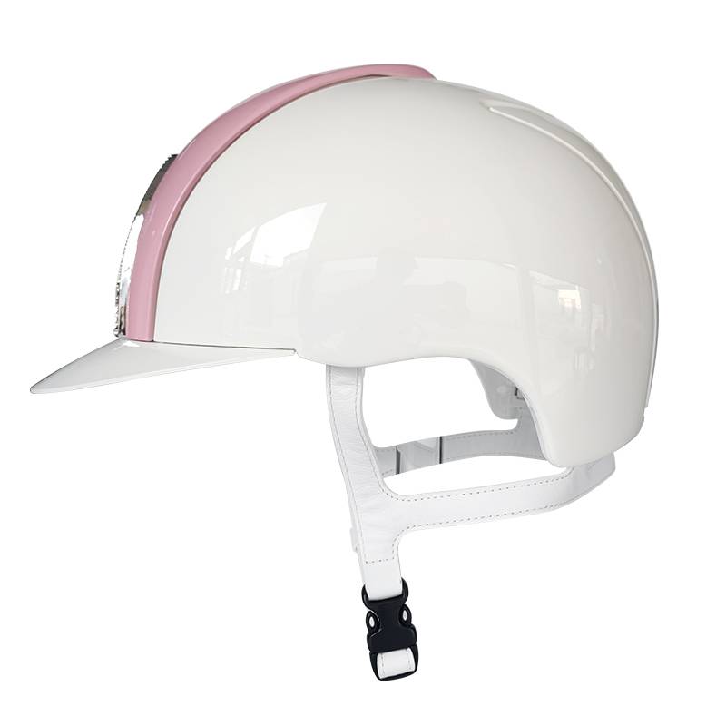 KEP Equestrian helmet Italian imported white light powder bright drill CROMO 2.0 horse riding helmet 443