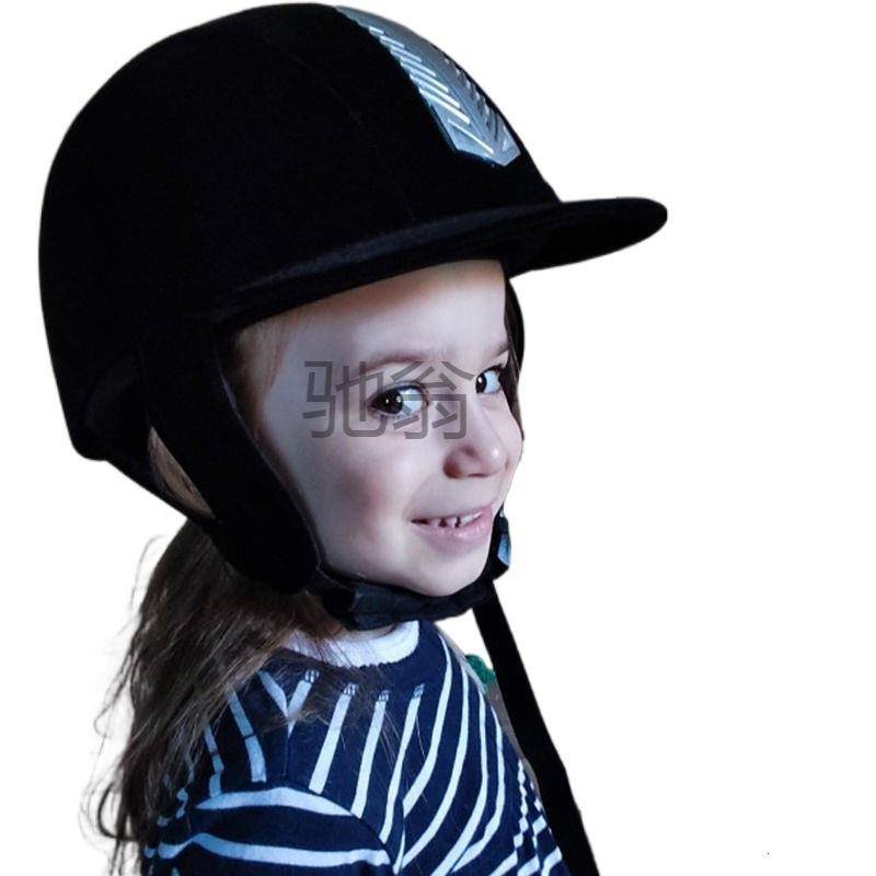 J2U Rockeler's new British Equestrian helmet male and female children's puffy knight helmet horse polo ride competition