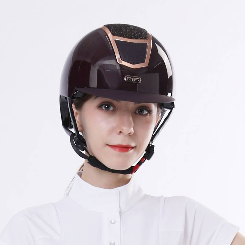 RIF Equestrian helmet women's big hat ride riding helmet safety authentication breathable comfort equestrian hat equestrian equestrian equipment
