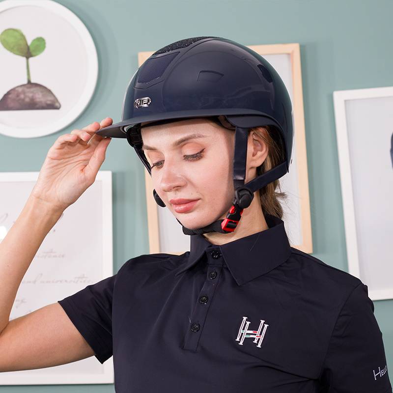 RIF Equestrian helmet women's big hat ride riding helmet safety authentication breathable comfort equestrian hat equestrian equestrian equipment