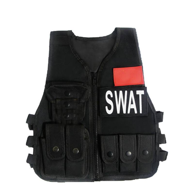 Children's Tactical Vest Military Fan Battle Live Outdoor Protection Equipment COS COS Battle Anti -Terrorism Club Set