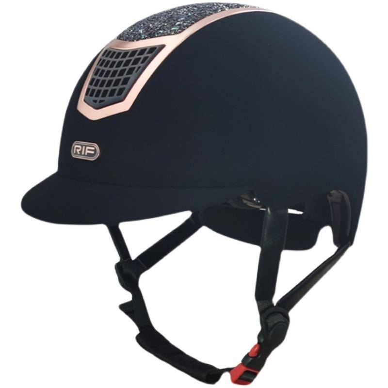 RIF Children's Equestrian helmet Horse Riding helmet Junior competition helmet can adjust the training helmet horse riding female
