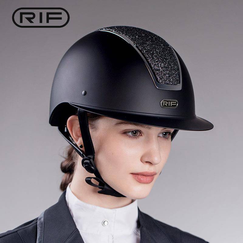 RIF EU certification equestrian equipment riding helmet hat female anti -impact children's equestrian helmet men can adjust